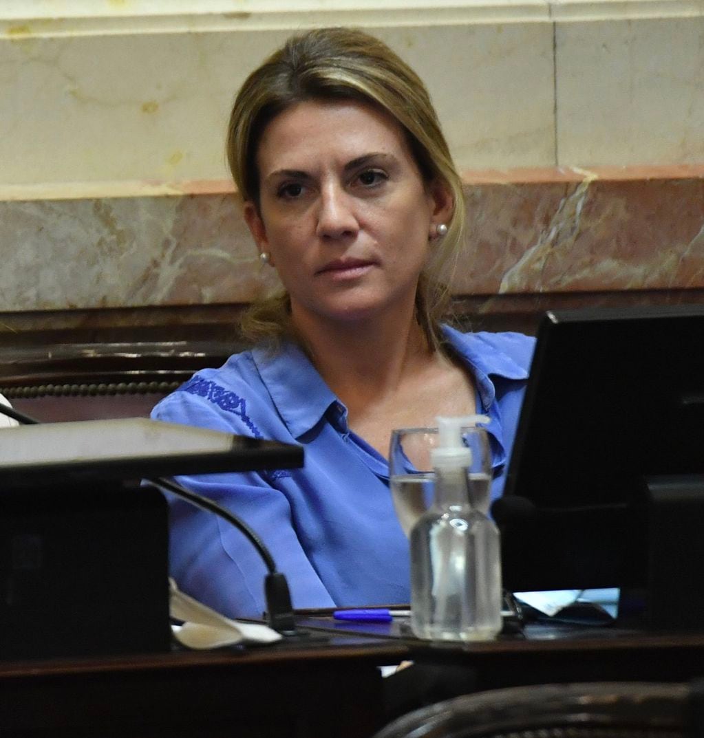 Gabriela Riollo, la otra senadora implicada en la discusión.
