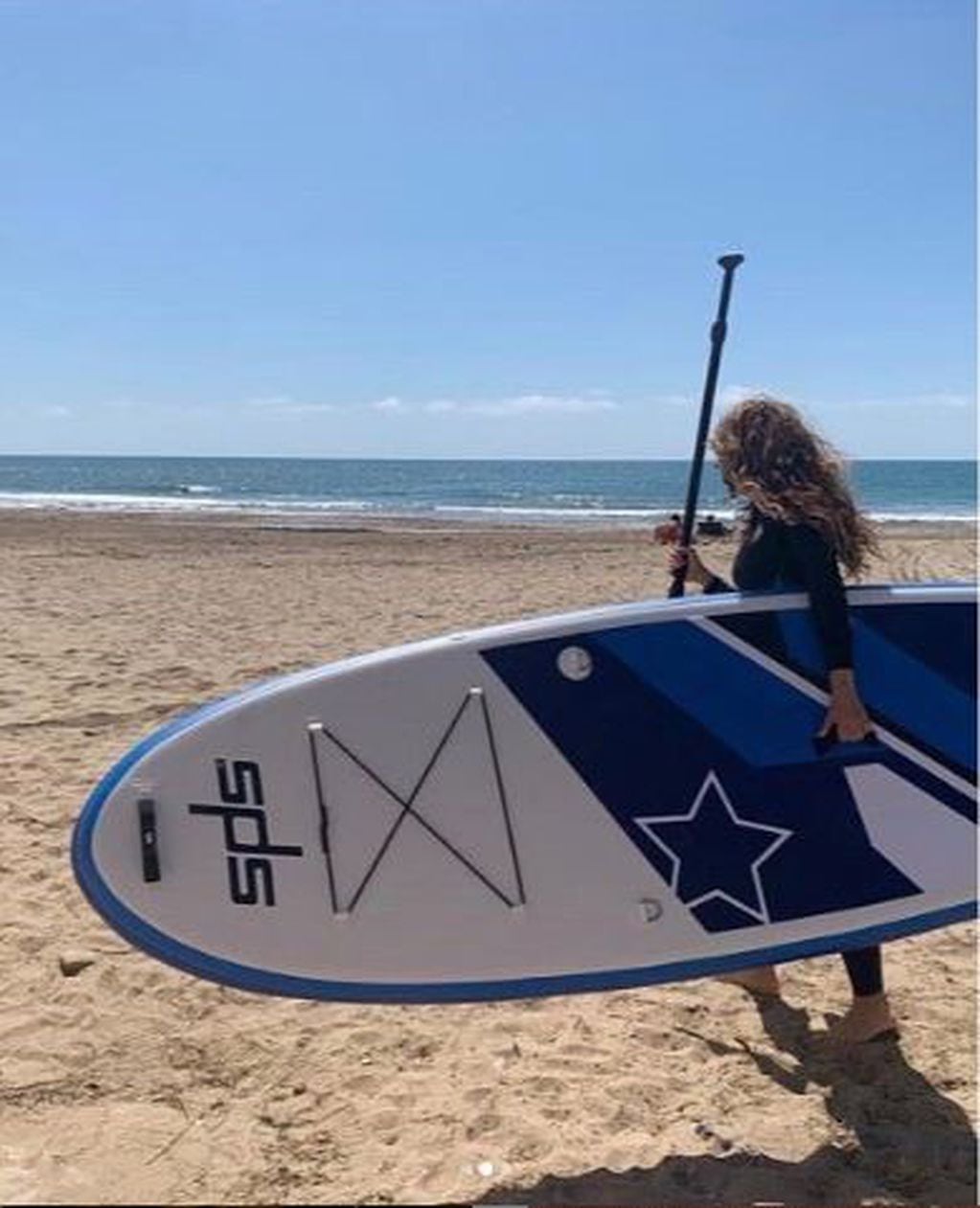 Shakira publicó una foto haciendo Paddle surf (Instagram/ shakira)