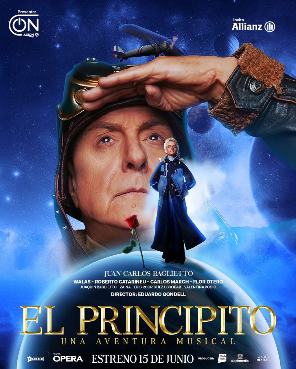 Llega el musical de El Principito con Juan Carlos Baglietto, Walas de Massacre, Flor Otero y más
