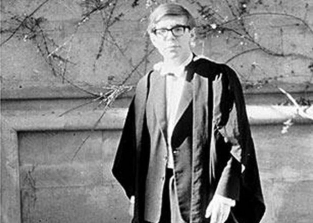 Stephen Hawking en la Universidad de oxford
