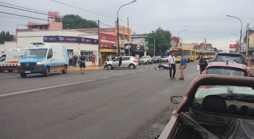 Un motociclista falleció tras un siniestro vial en Posadas.