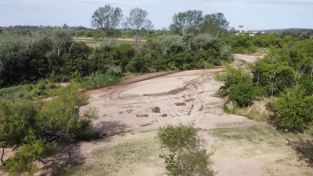 Sequía Río Xanaes Arroyito