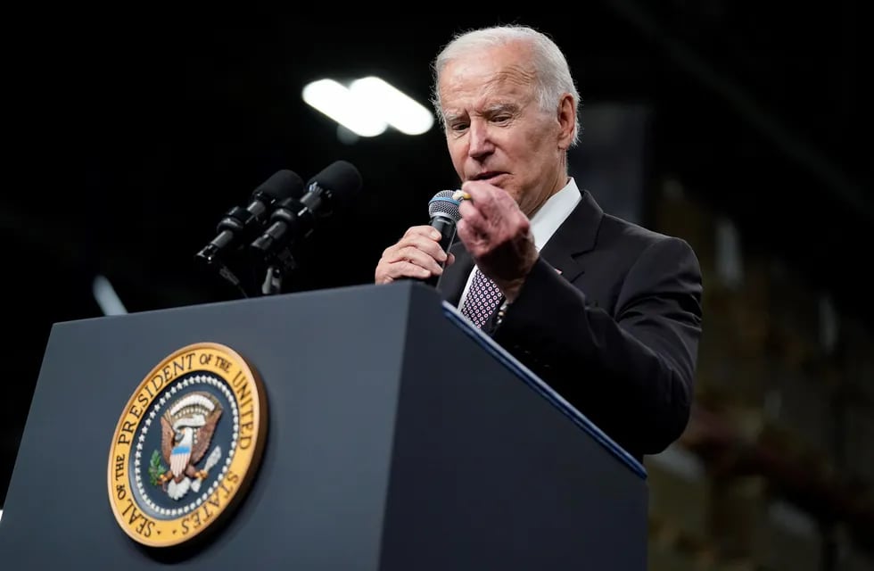 Vuelve a preocupar la salud mental de Joe Biden. Foto: AP.