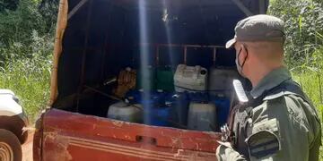 Desarticulan contrabando de combustible en Eldorado