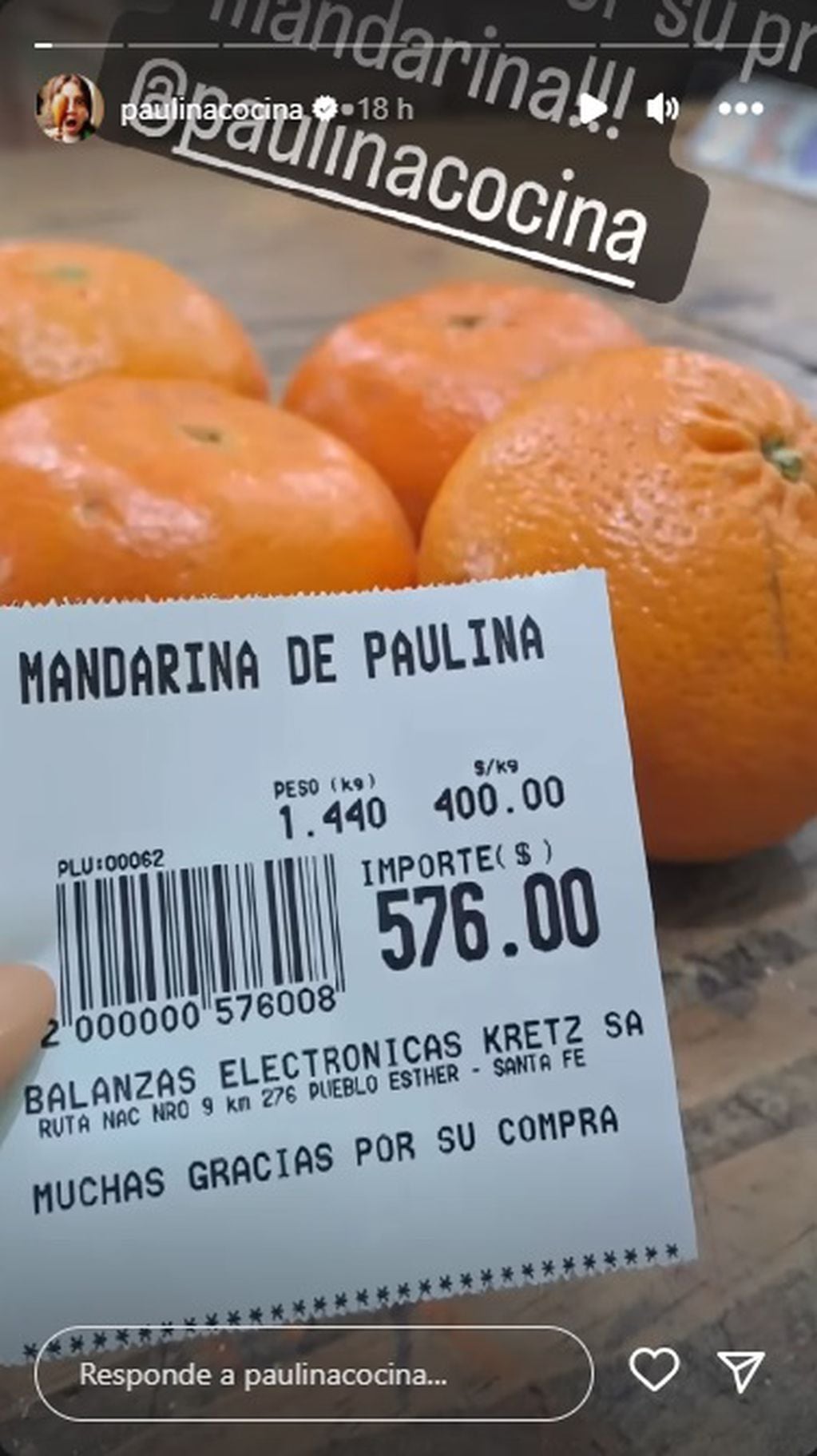 La verdulería que vende el “morrón que come Jimena Barón” y las “mandarinas de Paulina Cocina”