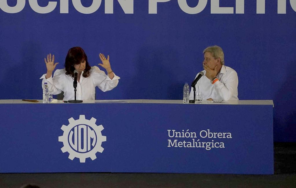 Cristina Kirchner y las referencias que hizo sobre su intento de magnicidio. Foto: Clarín.