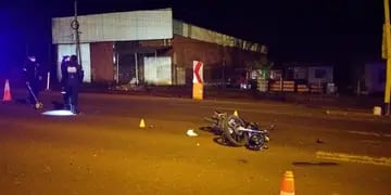 Un siniestro vial dejó a una motociclista herida de gravedad en Posadas