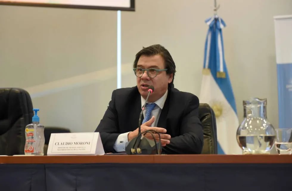 Claudio Moroni, ministro de Trabajo de la Nación (Foto Prensa HCDN).