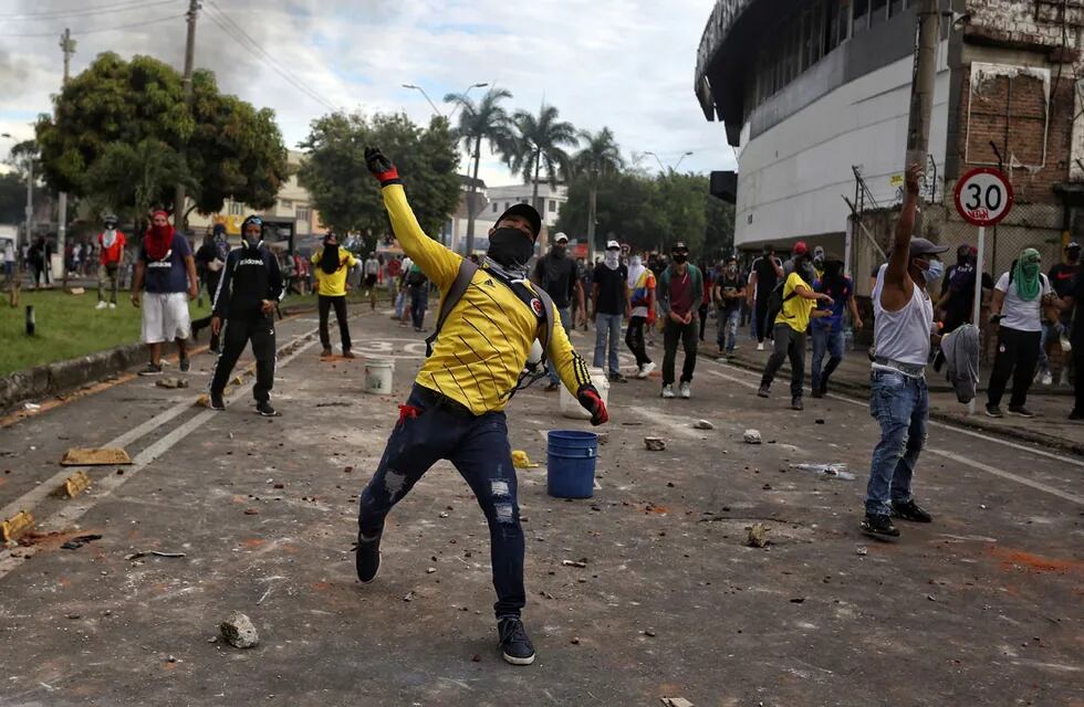 Jornada de protestas en Colombia (AP)