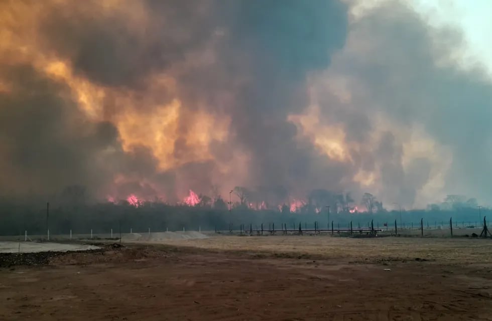 La Rioja está en alerta por varios incendios forestales en la provincia.