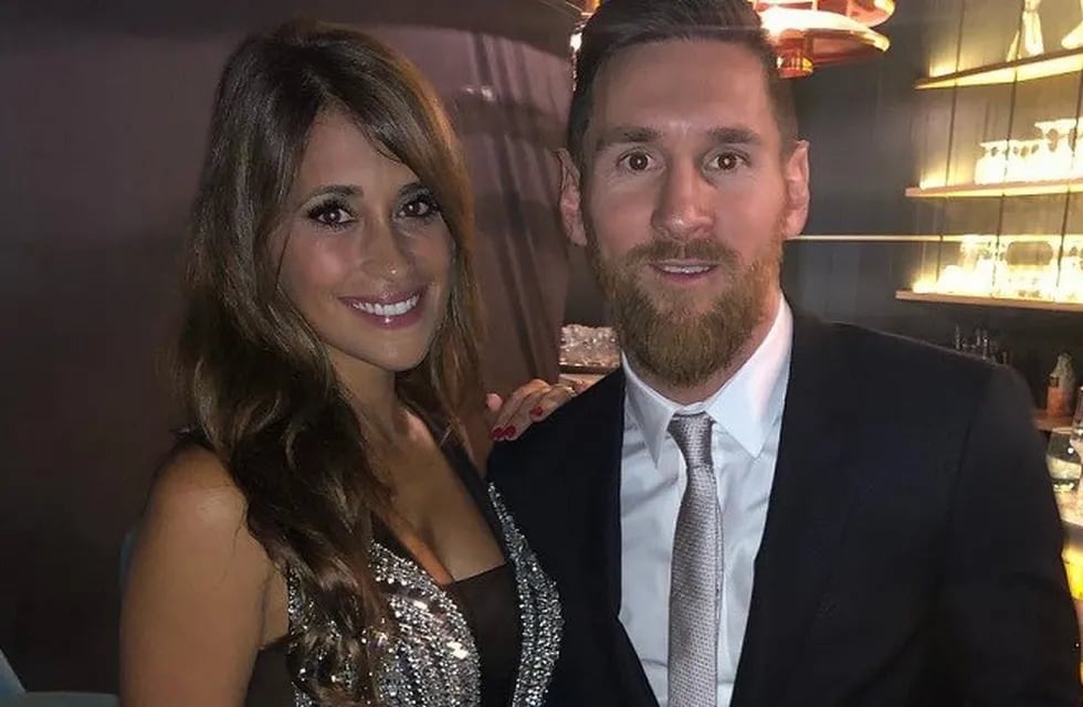 Antonela Roccuzzo y Lionel Messi. (Instagram)