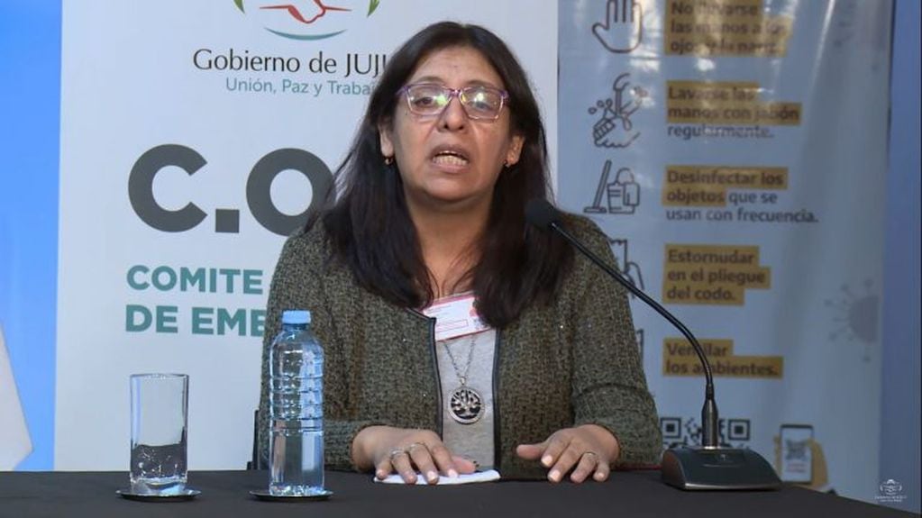 Fabiana Vaca, subdirectora provincial de Epidemiología, de Jujuy\u002E