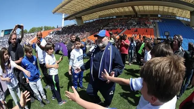 La última foto de Maradona en Mendoza