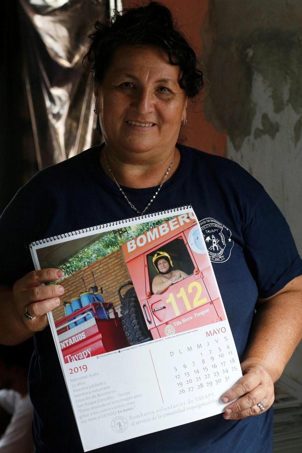 Bomberos paraguayos reclamaron mayor atención del Estado con un calendario al desnudo.