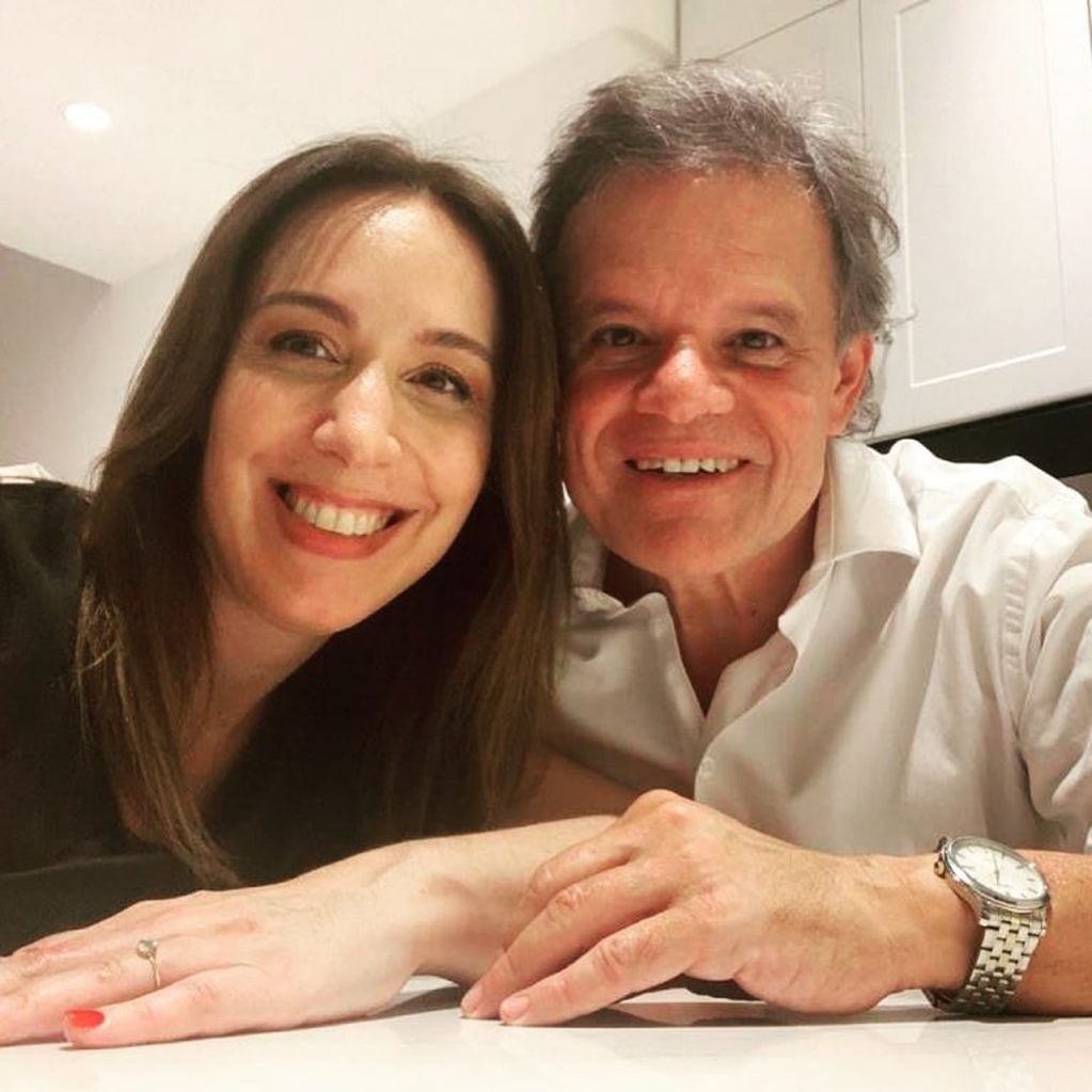 María Eugenia Vidal y Enrique Sacco (Instagram)