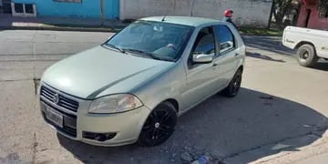 El auto robado a Santiago en Villa Mercedes