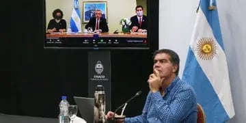 Videoconferencia Capitanich-Fernández
