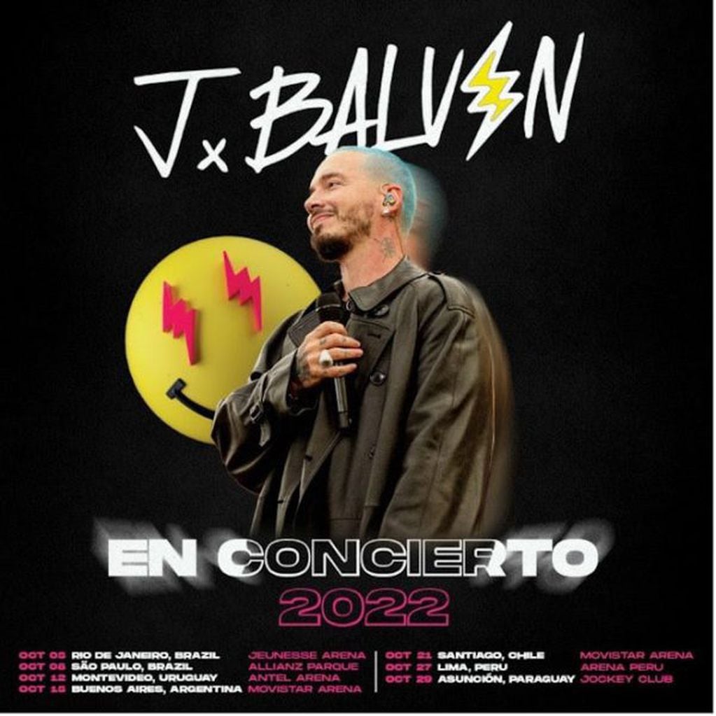 j balvin tour 2022 argentina