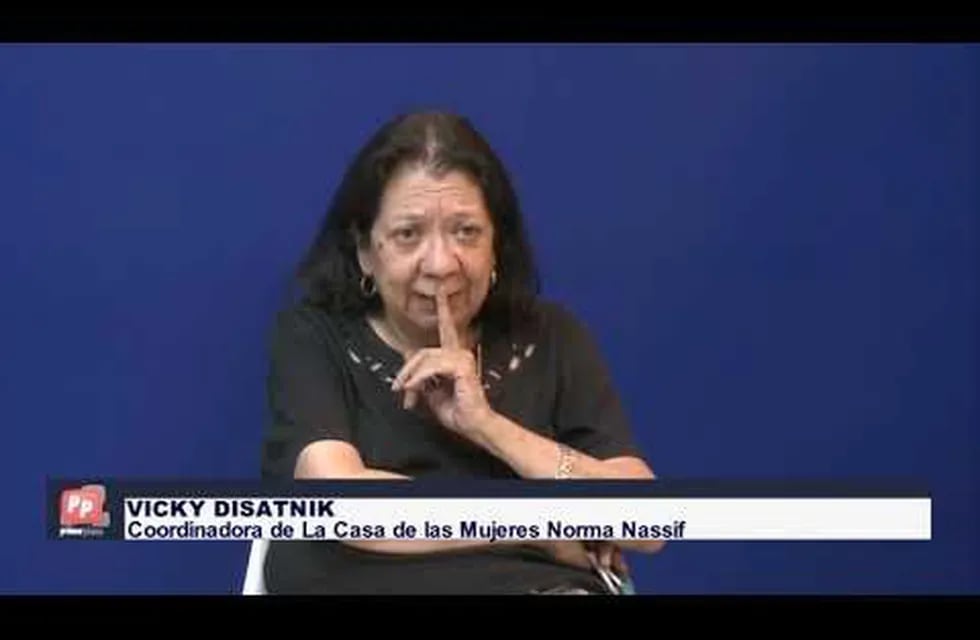 Coordinadora de la Casa de las Mujeres de Norma Nassif, Vicky Disatnik.