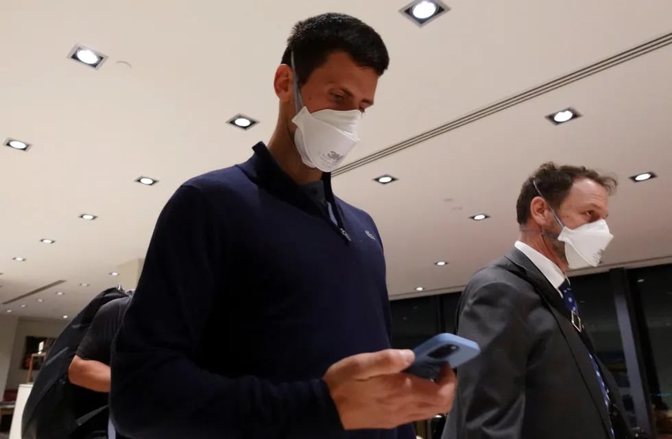 Novak Djokovic fue deportado de Australia.