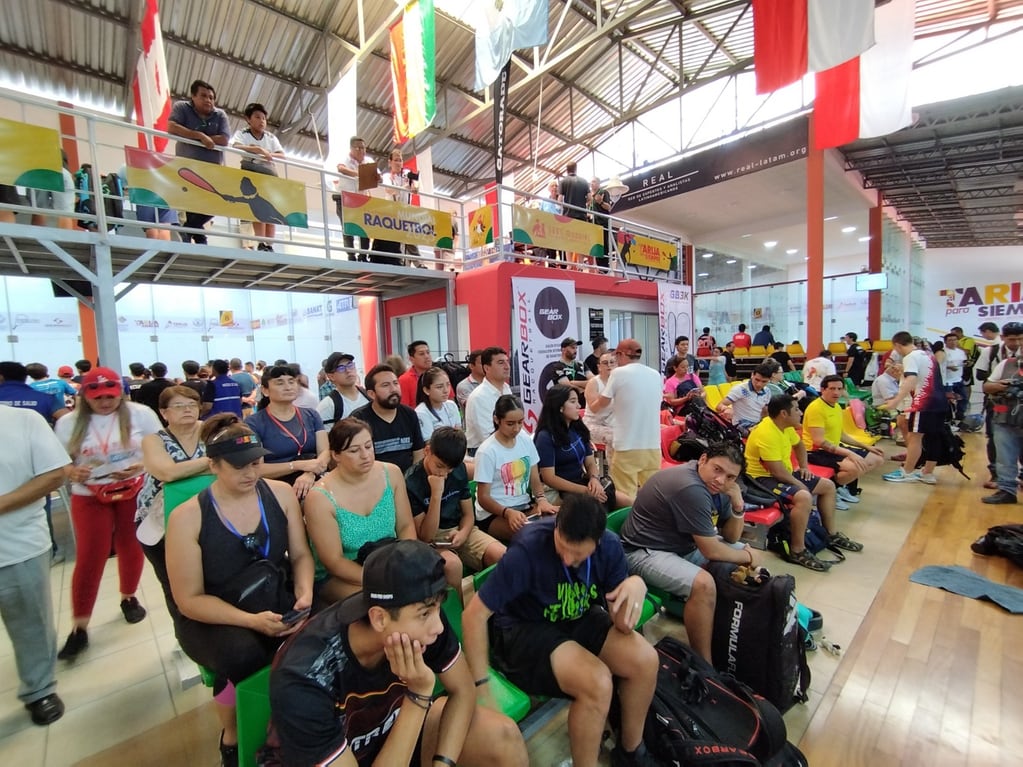 Durante todo su desarrollo el Mundial Juvenil de Raquetbol generó mucha expectativa en la ciudad de Tarija (Bolivia).