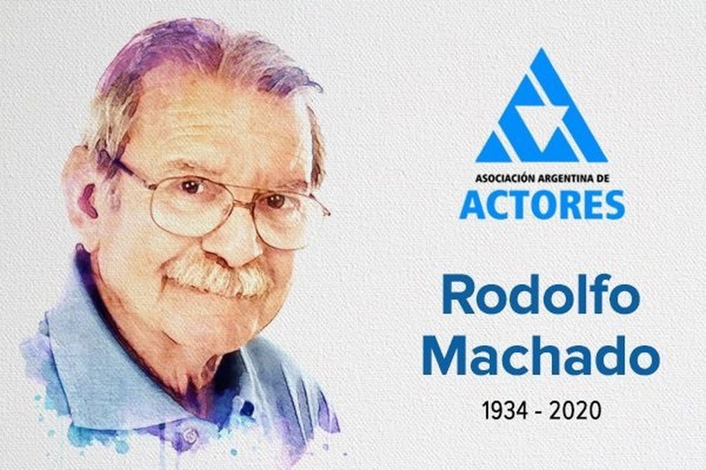 Rodolfo Machado (Foto: Asociación argentina de actores)