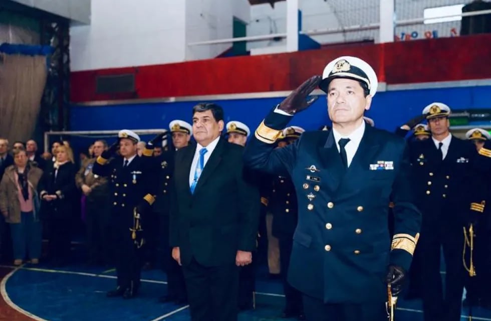 Aniversario 205º Armada Argentina, Contraalmirante Eduardo Antonio Traina, Vicegobernador de Tierra del Fuego AIAS,  Juan Carlos Arcando