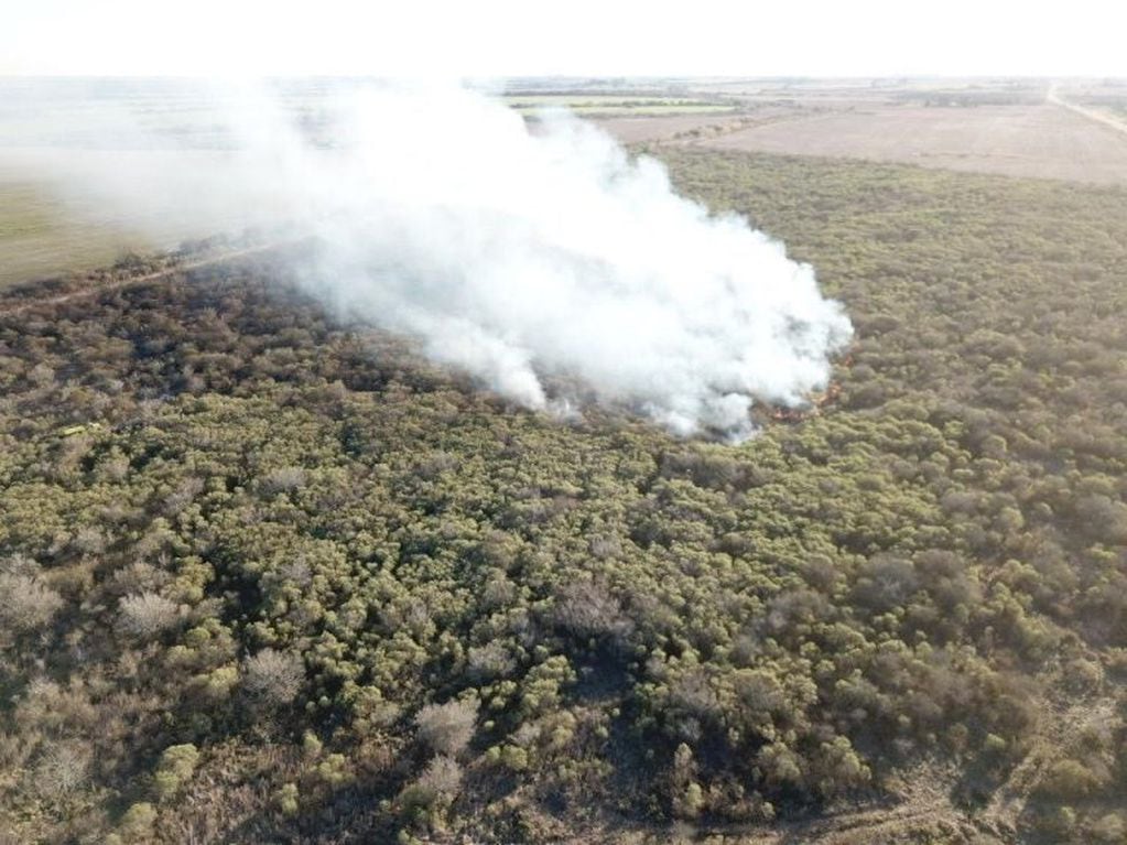 Incendio islas del delta
Crédito: Bomberos Nogoyá