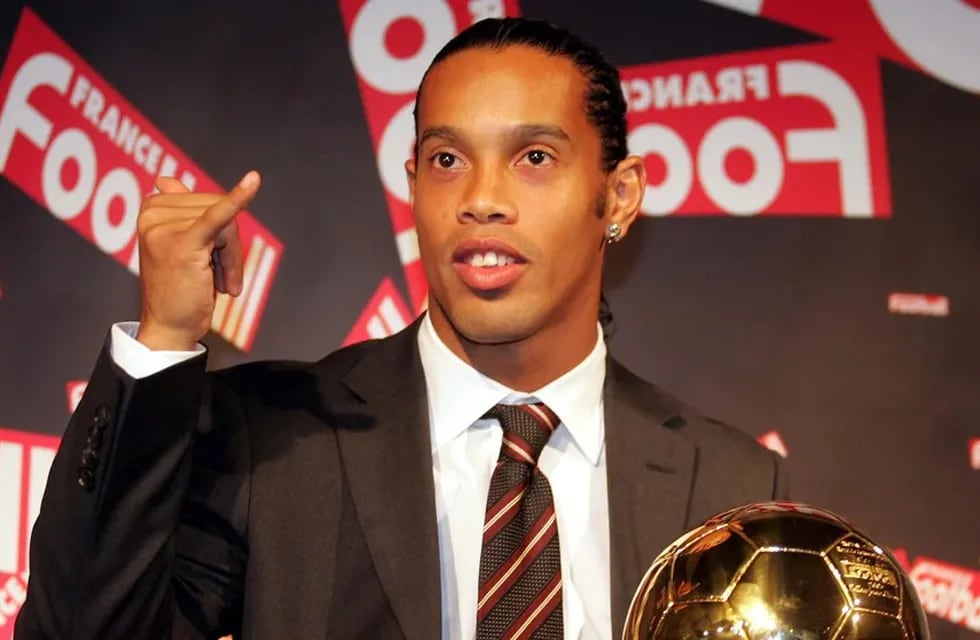Ronaldinho ganó el Balón de Oro en 2005.