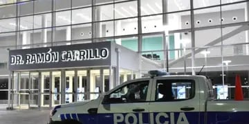 Custodia policial en el "Ramón Carrillo"