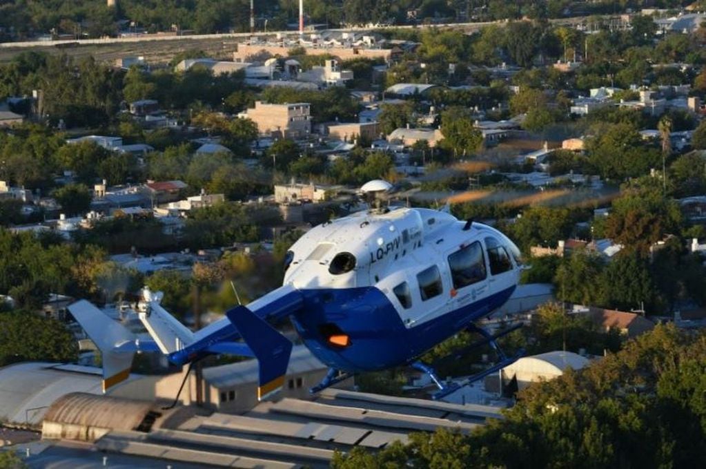 Helicóptero policía de Mendoza