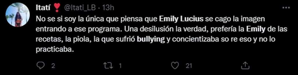 Emily Lucius y Martín Salwe repudiados en las redes sociales.