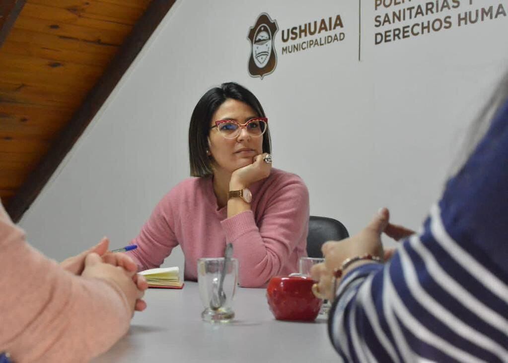Secretaria de Políticas Sociales, Sanitarias y Derechos Humanos de la Municipalidad de Ushuaia, Sabrina Marcucci.
