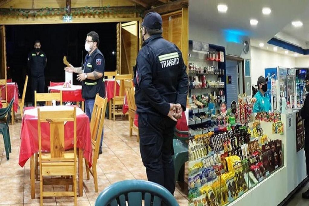 Operativo policial en Montecarlo