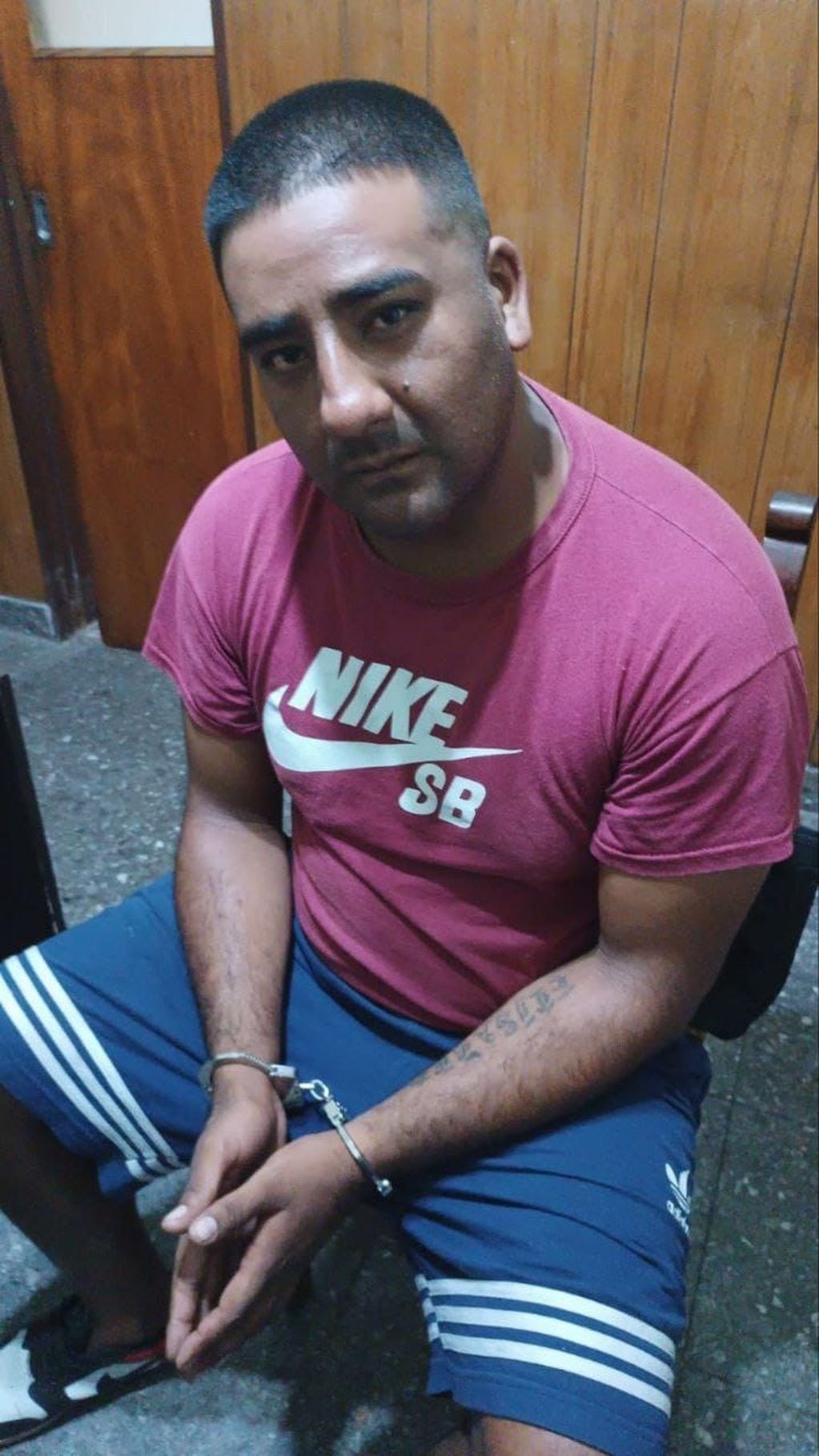 Oscar Argüello, detenido por el crimern del hincha de Chacarita.