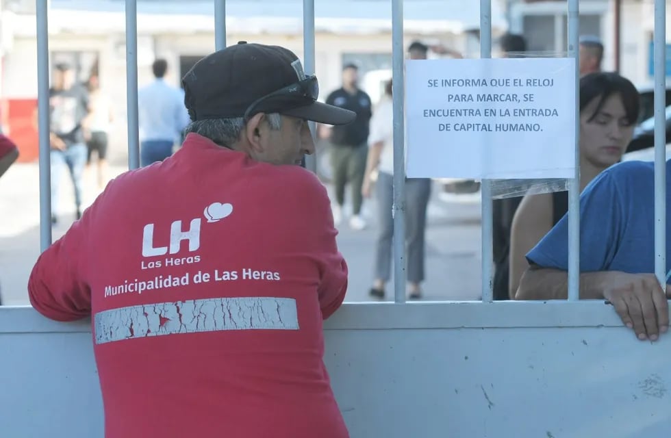 La municipalidad de Las Heras no renovó 600 contratos. Ignacio Blanco / Los Andes