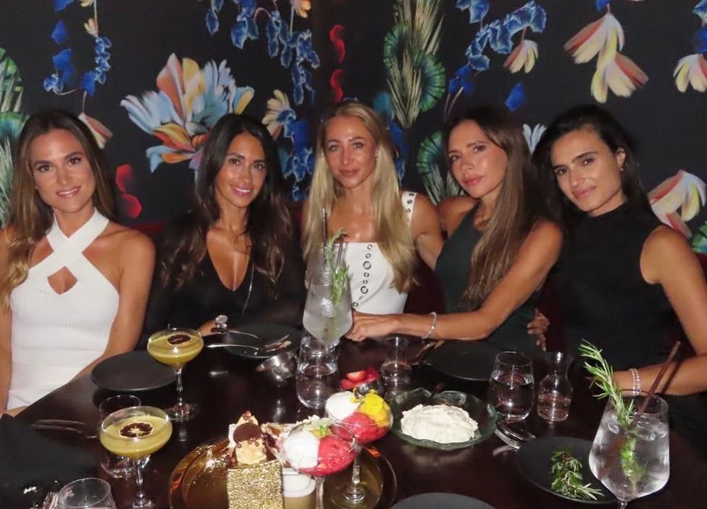 Antonela Roccuzzo y sus amigas disfrutando en Miami.