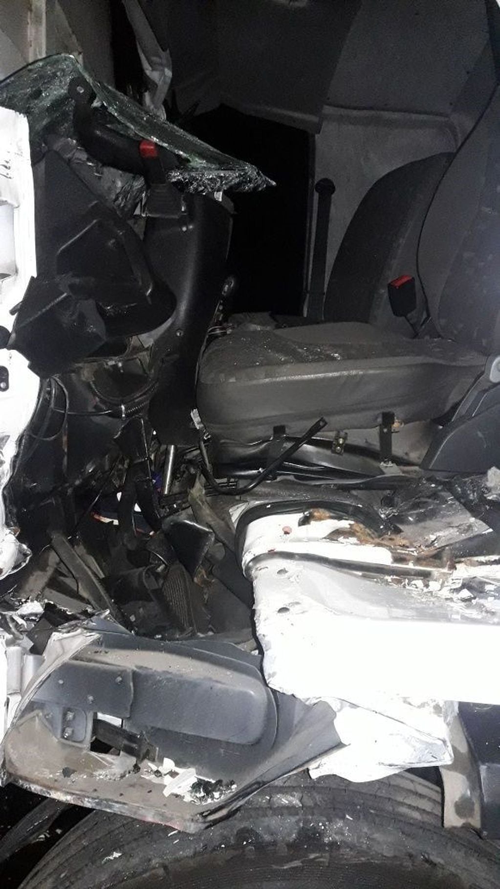 El choque múltiple ocurrió en el kilómetro 5 de la autopista Rosario-Santa Fe. (Twitter)