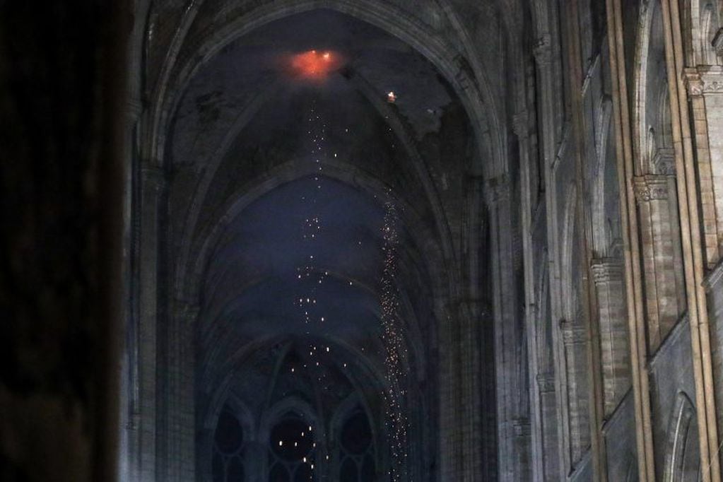 El techo de Notre Dame (EFE/YOAN VALAT)