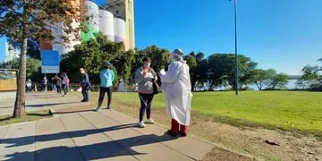 La Provincia abrió un puesto fijo de hisopados por coronavirus en Rosario