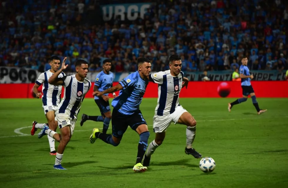 Matías Suárez entró a 10 minutos del final del Belgrano-Talleres (La Voz).