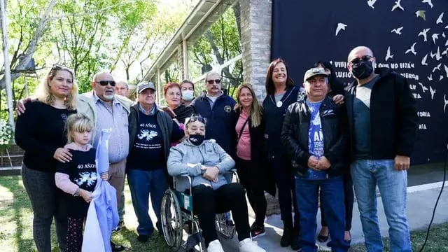 Malvinas 40 años: se realizó un acto en Pérez recordando a los veteranos y caídos en la guerra