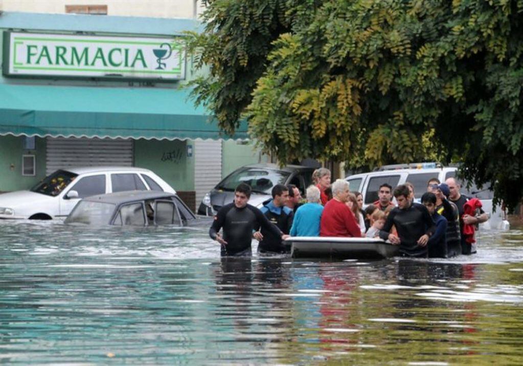 Inundaciones La Plata. Foto: Archivo.