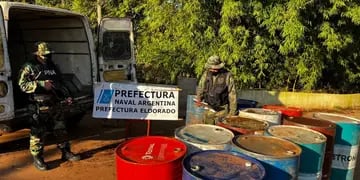 Prefectura incautó combustible en Eldorado