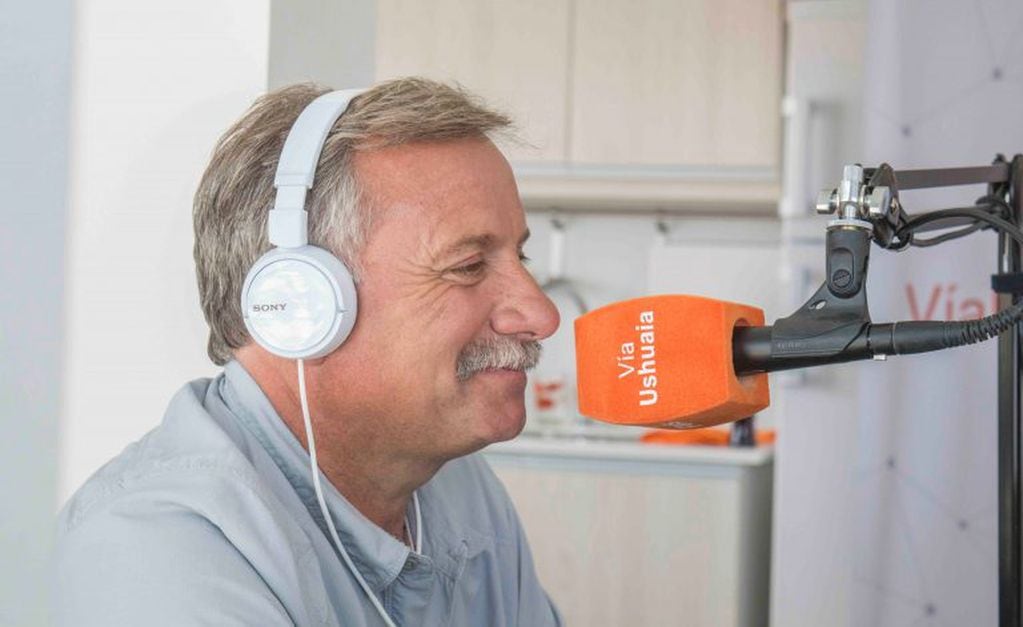 Roberto Berbel Director de Turismo Tolhuin en Inauguración de Vía Ushuaia Radio