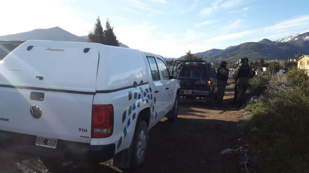Operativo que se realizó en Bariloche, que dejó a Jaime detenido (web).