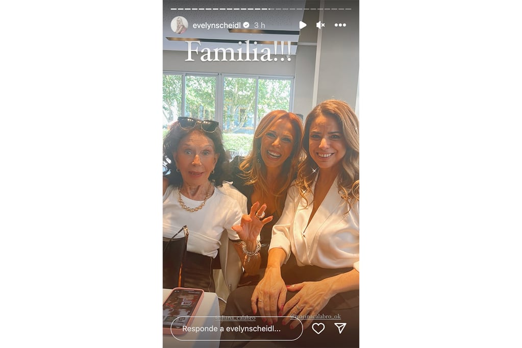 Iliana, Marina y Coca Calabró se reencontraron. (Foto: Instagram)