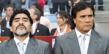 Maradona y el Negro Enrique