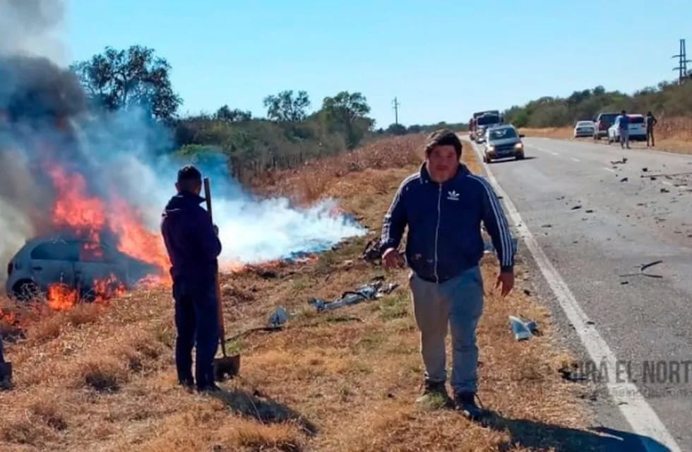 La tragedia ocurrió en proximidades de San José de la Dormida.(miraelnorte.com.ar)