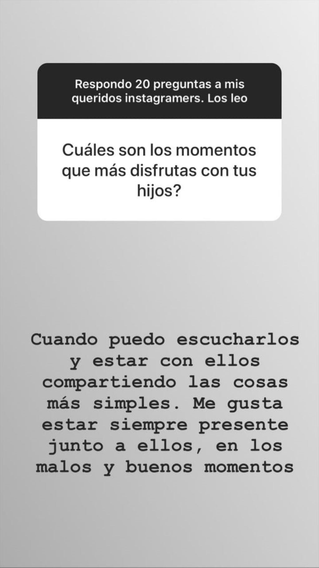 La respuesta de Marcelo sobre los momentos que disfruta con sus hijos (Foto: Instagram)